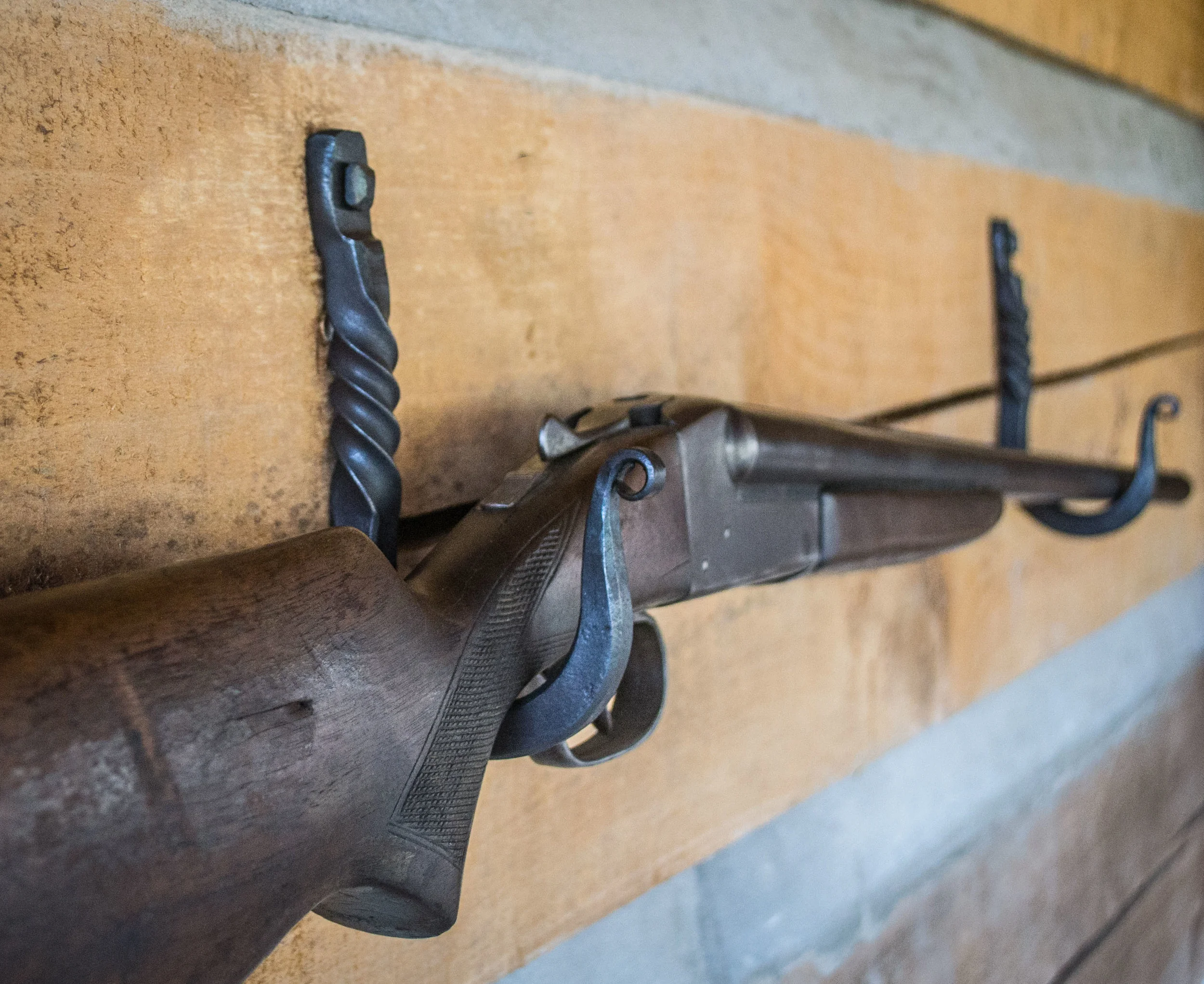 Hand forged gun hooks hotsell
